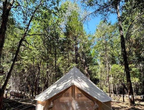 Luxury Forest Glamping Retreat on the Edge of the National Forest, Burnt Ranch, CA in Burnt Ranch