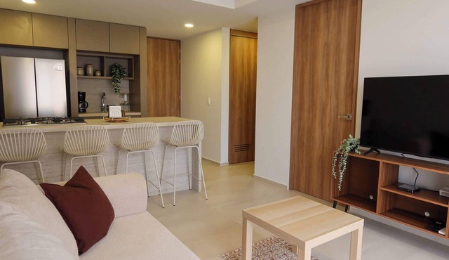 Modern Zapopan Apartment with Pool and Gym Near Andares