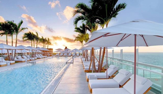 Ocean front apartment in 1 hotel resort in Miami Beach