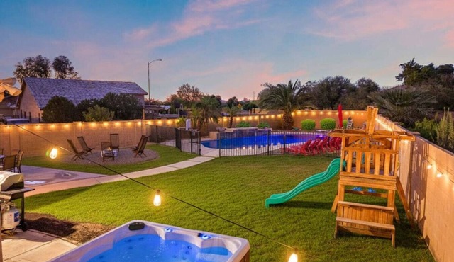 Pause & Play | Pool, Spa, Gaming, Firepit & More in Casa Grande
