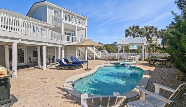 ☀️Private Pool - Gulf Views - Steps to Beach - Sheer Bliss☀️ in Miramar Beach