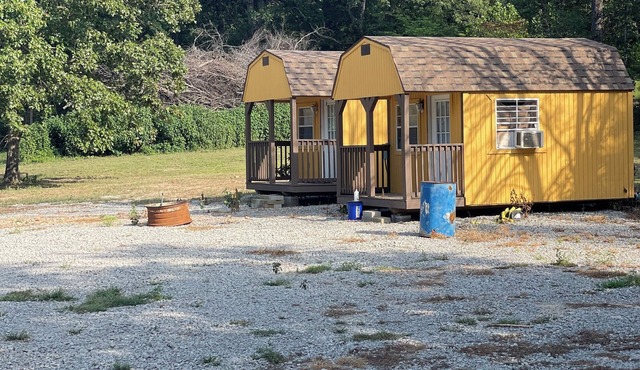 Rustic cabins on 80 acres! Trails directly into off-road park. Lots of parking! in Eucha