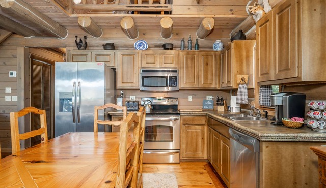 Rustic Log Cabin on 160 Gated Acres! Just 30 minutes from Tulsa! in Haskell