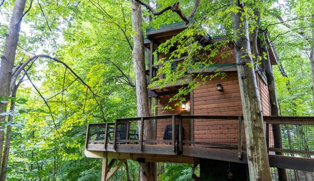 Rustic Treehouse Oasis in Hocking Hills -Adventure Awaits in Logan