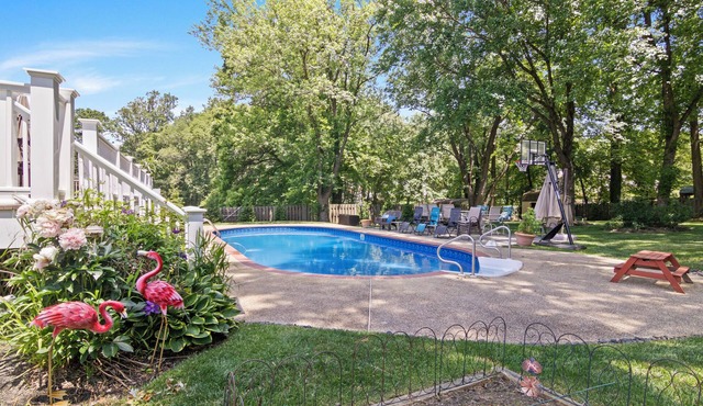 Summer Getaway Near DC and Baltimore Pool, Private Yard & Peaceful Setting in Silver Spring
