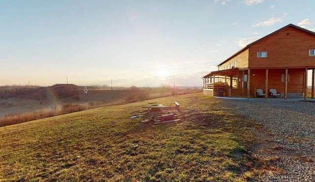 Whitetail Haven Log Cabin on 56 Acres in Hamden
