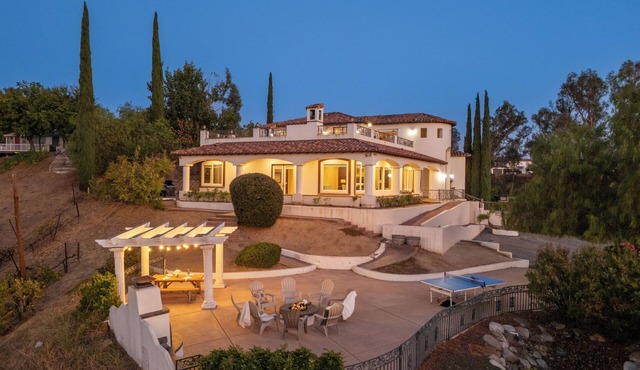 Wine Country Villa Large Rooftop Terrace w/Views + Game Room | Via del Sur