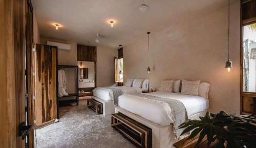 Deluxe Quadruple Room, Terrace, Courtyard View