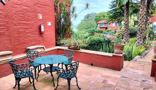 Junior Double Room, 2 Double Beds, Garden View
