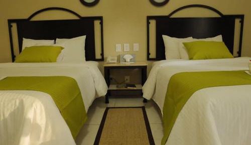 Double Room with Two Double Beds with Balcony