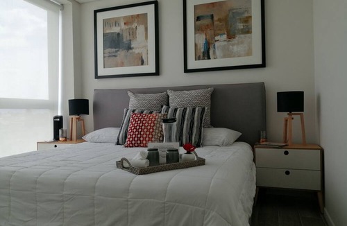 Zapopan Condo | Beautiful & modern condo AC+Gym+Pool+Security