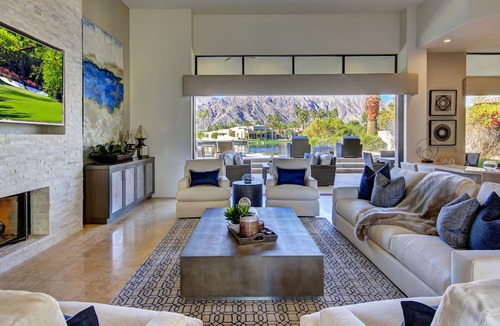 La Quinta House | Villa Lago - Luxe Infinity Edge Pool, Mountain & Lake Views #065943 4br