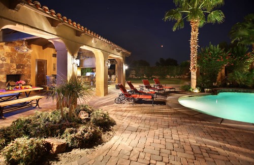 Bermuda Dunes House | Secluded 8BR-6BA Gated Estate: Large River Pool, Pool House, & Golf, LG Jacuzzi