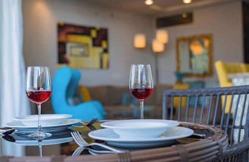 Romantic Zone Condo | S503 - 2 bed suite with partial ocean view