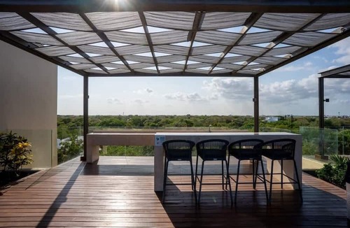 Playacar Apartment | Luxury Condo | 3BR | Private Rooftop Pool | GYM