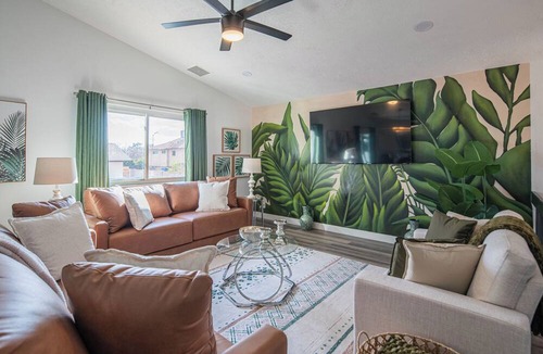 Mesa House | Luxe Oasis! Heated Pool, Spa, Golf, Theater, Game room, Sauna & Gym!