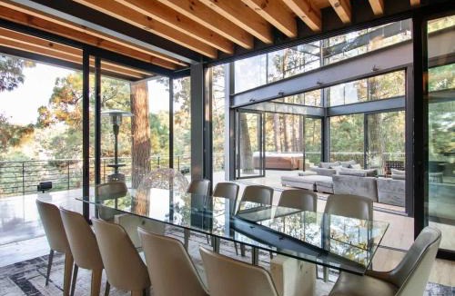 Valle de Bravo House | Architectural glass masterpiece villa in Avandaro Forest