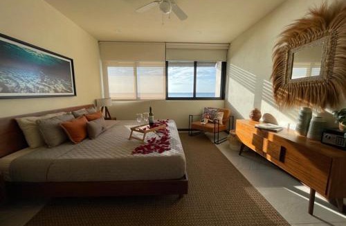 Isla Holbox Apartment | Sunset 2BR Apartment Steps from the Beach with Ocean View