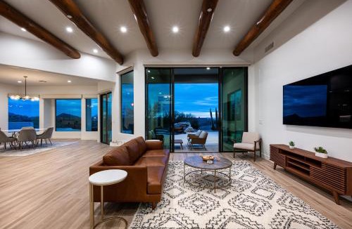 Pinnacle Peak House | Mountain views swimming a private escape at Sonoran Serenity