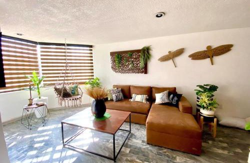 Zapopan Apartment | Planta Baja Enorme, Jardín, Parking, Hasta 11 Pax