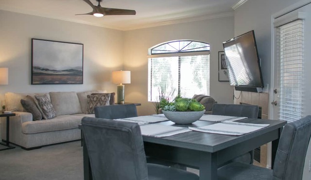 Newly FURNISHED Professionally Decorated 2 Full baths Great Views Quiet Area !