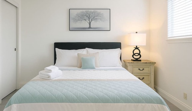 Safe 2BR Apt w/AC/Washer/Dryer/EV on 1F-Sunnyvale