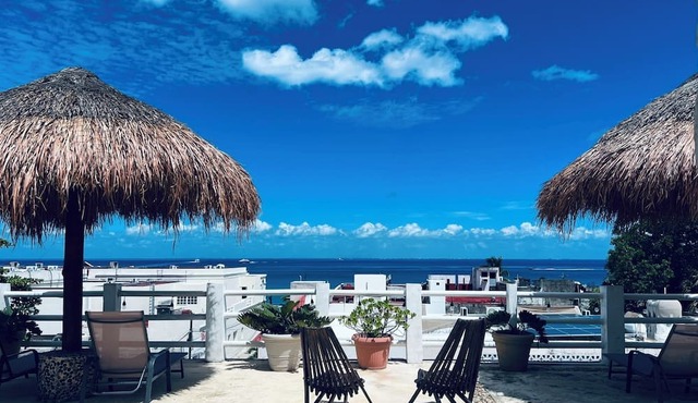 Stunning Rooftop Villa with Breathtaking Caribbean Views & Large Private Terrace