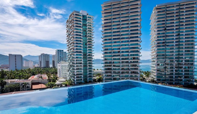 Ocean-view Portosanto 502 in Puerto Vallarta, 2BR/2BA