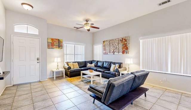 Stunning home with private heated pool, spa, firepit, grill & alfresco dining
