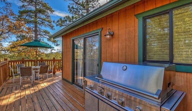 Dog-friendly cabin, picnic table, BBQ, game room, two kitchens and more!