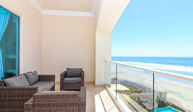 Beach Front Acess/Mar Y Sol Condo/2BR/3rdFLR/Rosarito