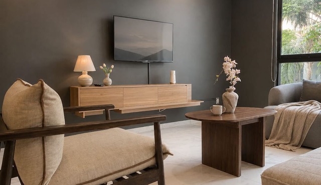 Japandi 2 BedRoom/Daily Cleaning