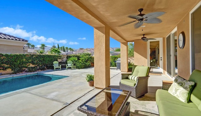 Private Gated Pool/Spa home with mountain views close to everything!